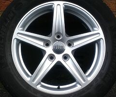 MINT 16" GENUINE AUDI A3 MK3 (2017) ULTRA ALLOYS 5x112 WHEELS SEAT SKODA VOLKSWAGEN