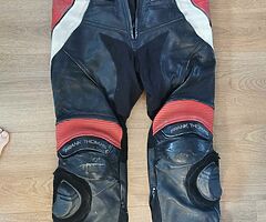 Men's Frank Thomas motorcycle leathers - Image 6/9