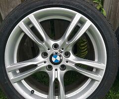 Genuine BMW M Sport Style 400 Alloy Wheels 18" 5x120 - Image 3/7