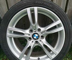 Genuine BMW M Sport Style 400 Alloy Wheels 18" 5x120 - Image 4/7