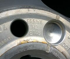 Immaculate 16" Genuine Audi A3 (2017) Alloys Tyres 5x112 Wheels Seat Skoda Volkswagen - Image 8/10