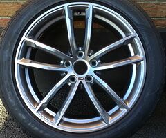 18" Genuine BMW 5 Series G30 M Sport Alloys 662M Tyres 5x112 Wheels