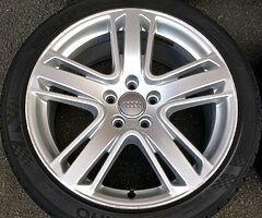 18" Genuine Audi A3 MK3 S3 Alloys Excellent Tyres 5x112 Wheels Seat Skoda Volkswagen - Image 4/10