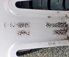 18" Genuine Audi A3 MK3 S3 Alloys Excellent Tyres 5x112 Wheels Seat Skoda Volkswagen - Image 9/10