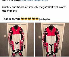 Custom leathers motorcycle racing - Image 6/10