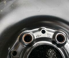 15" Genuine Mini F55 F56 F57 Steel Wheel (13-19) 5x112 One Cooper Full Size Spare - Image 5/5