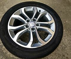17" Genuine Mercedes C Class Sport W205 Alloy Wheel Tyre 5x112 Full Size Spare