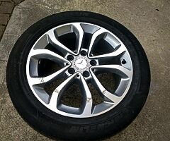 17" Genuine Mercedes C Class Sport W205 Alloy Wheel Tyre 5x112 Full Size Spare