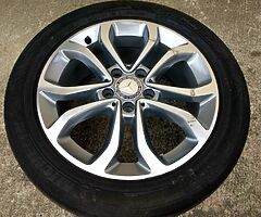 17" Genuine Mercedes C Class Sport W205 Alloy Wheel Tyre 5x112 Full Size Spare - Image 3/7