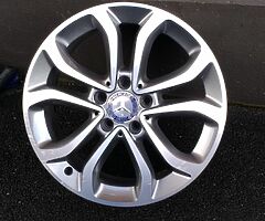 17" Genuine Mercedes C Class Sport W205 Alloy Wheel 5x112 Full Size Spare
