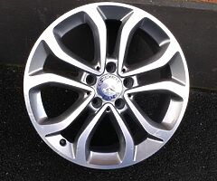 17" Genuine Mercedes C Class Sport W205 Alloy Wheel 5x112 Full Size Spare