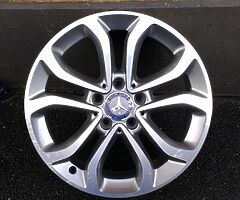 17" Genuine Mercedes C Class Sport W205 Alloy Wheel 5x112 Full Size Spare - Image 8/8
