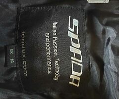 SPADA motorcycle trousers,  ladies. Uk14.