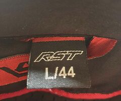 RST R16 leather motorcycle jacket