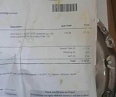 Vauxhall vectra luk clutch kit