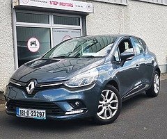 2018 Renault Clio 1.2 petrol/High spec/SatNav