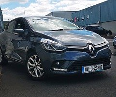 2018 Renault Clio 1.2 petrol/High spec/SatNav