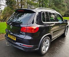 2013 VOLKSWAGEN TIGUAN R LINE 2.0 TDI 177 BHP FULL YEARS MOT £9995