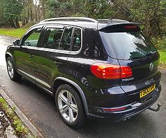 2013 VOLKSWAGEN TIGUAN R LINE 2.0 TDI 177 BHP FULL YEARS MOT £9995 - Image 3/10