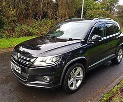2013 VOLKSWAGEN TIGUAN R LINE 2.0 TDI 177 BHP FULL YEARS MOT £9995 - Image 5/10