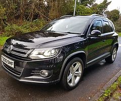 2013 VOLKSWAGEN TIGUAN R LINE 2.0 TDI 177 BHP FULL YEARS MOT £9995 - Image 6/10