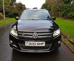 2013 VOLKSWAGEN TIGUAN R LINE 2.0 TDI 177 BHP FULL YEARS MOT £9995 - Image 7/10