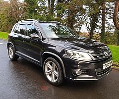 2013 VOLKSWAGEN TIGUAN R LINE 2.0 TDI 177 BHP FULL YEARS MOT £9995 - Image 10/10
