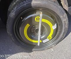 Space saver wheel vw seat Mercedes audi etc