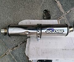 Micron end can for road or race