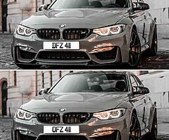 Matching pair short of vehicle Regs "DFZ 411" & "OFZ 411" 