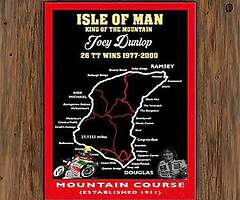 Isle of Man -Joey Dunlop sign