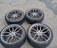 Set of 19" BMW Alloys with tyres!