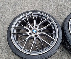 Set of 19" BMW Alloys with tyres!