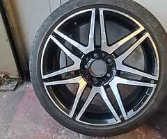 Mercedes W204 C Class E Class AMG Line 18 Inch Alloy Wheels Genuines 5x112 Fitment