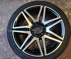 Mercedes W204 C Class E Class AMG Line 18 Inch Alloy Wheels Genuines 5x112 Fitment - Image 5/6