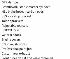 07 Triumph 675 Daytona Track bike - Image 9/10