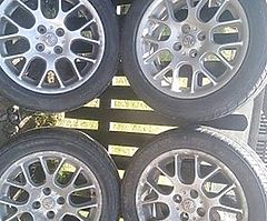 Have a set off wheels for sale 205/50/16 wa all good tires on th