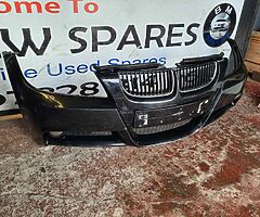 BMW E90 3 Series M Sport Black Pre Lci Front Bumper Rare