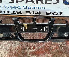 BMW E90 3 Series M Sport Black Pre Lci Front Bumper Rare - Image 3/4