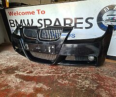 BMW E90 3 Series M Sport Black Pre Lci Front Bumper Rare - Image 4/4