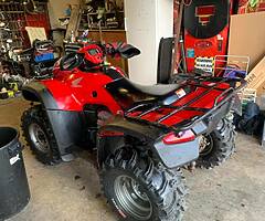 2007 Honda 500.  Low hours