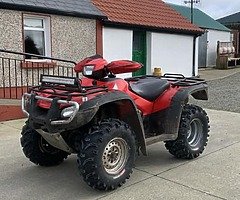 2007 Honda 500.  Low hours - Image 6/6