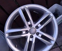 18 rs6 alloys  5x112 8j all no tyres  cheap set no crack  ör weld ' etc   and best offer  take - Image 4/10
