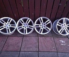18 rs6 alloys  5x112 8j all no tyres  cheap set no crack  ör weld ' etc   and best offer  take - Image 10/10