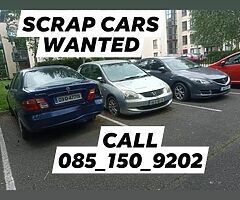 SCRAP CARS WANTED
