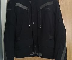 Dainese Carve Master Gore-Tex Jacket - Black / Dark Gull Grey and Dainese Travelguard Gore-Tex Pants