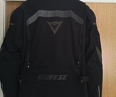 Dainese Carve Master Gore-Tex Jacket - Black / Dark Gull Grey and Dainese Travelguard Gore-Tex Pants