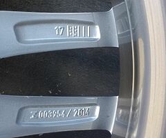 18" GENUINE BMW 5 SERIES G30 M SPORT 662M STAGGERED ALLOYS TYRES 5x112 WHEELS - Image 9/10