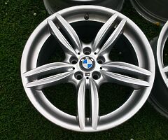 19" GENUINE BMW 5 SERIES F10 M SPORT 351M STAGGERED ALLOYS 5x120 WHEELS E90 F30