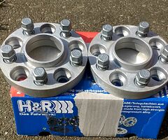 25mm VAUXHALL 5x110 WHEEL SPACERS H&R FOR ALLOYS WHEELS ASTRA CORSA VECTRA OMEGA - Image 4/4